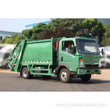 HOWO 6CBM Garbage Compactor Truck